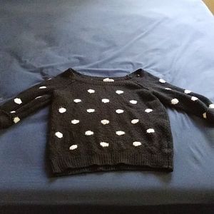 Poka dot sweater